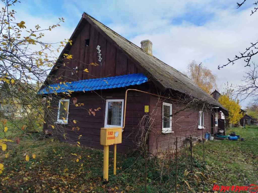 Дом деревянный 57.6 кв.м, кровля шифер, две комнаты, кухня, с/у, корид