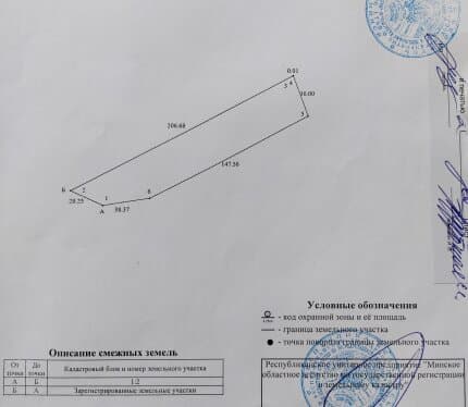 Участок 3км.от кольцевой Минский р-он,а/Сеница,участок-0,6608га(66,08соток)частная собственность.Участок крайний,без построек,ровный.Земля находится в лпх.