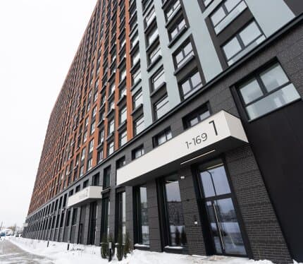 Однокомнатная квартира в уже построенном доме - сейчас