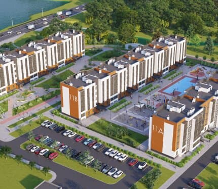 Жилой комплекс в г. Островец