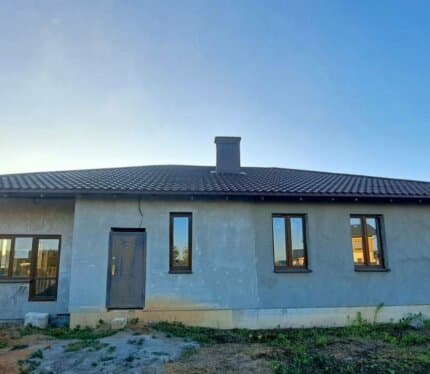 1-этажный дом, 6 комнат, кухня  27.5м². Комфорт и уют.