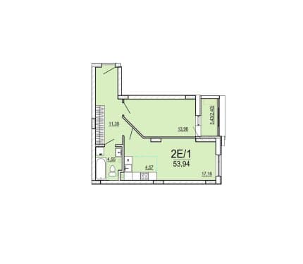 Продаётся двухкомнатная квартира в строящемся жилом комплексе "Чайка" Октябрьской Революции ул., д. №3.2 по ГП (Брест) по договору долевого строительства. • Этаж: 2 • Секция: 3 • Площадь: 53,94 м² • Дом: стадия строительства — завершено 25% (01.04.2026) • Формат: долевое строительство (ДДУ) Подробнее по телефону