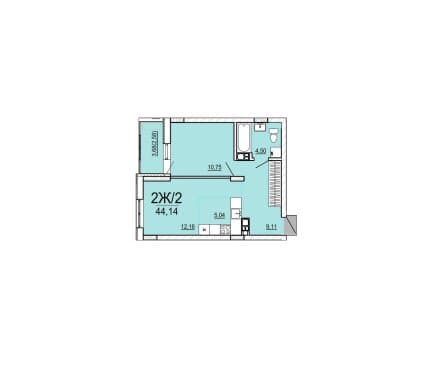 Продаётся двухкомнатная квартира в строящемся жилом комплексе "Чайка" Октябрьской Революции ул., д. №3.2 по ГП (Брест) по договору долевого строительства. • Этаж: 9 • Секция: 4 • Площадь: 44,14 м² • Дом: стадия строительства — завершено 25% (01.04.2026) • Формат: долевое строительство (ДДУ) Подробнее по телефону