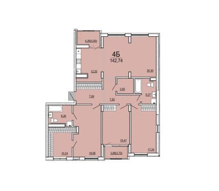 Продаётся четырехкомнатная квартира в строящемся жилом комплексе "Чайка" Октябрьской Революции ул., д. №3.2 по ГП (Брест) по договору долевого строительства. • Этаж: 17 • Секция: 1 • Площадь: 142,74 м² • Дом: стадия строительства — завершено 25% (01.04.2026) • Формат: долевое строительство (ДДУ) Подробнее по телефону