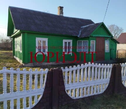 Бревенчатый домик в аг. Бенякони Вороновского р-на