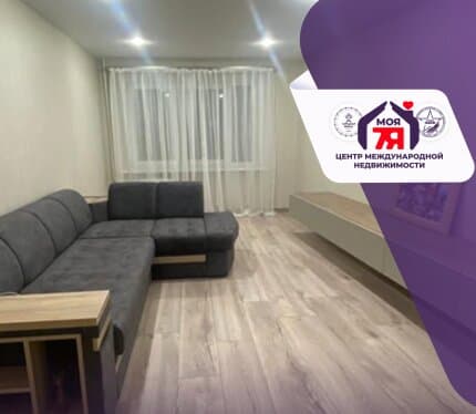 Доля: 2‑комнаты в 3-комнатной квартире с лоджией в Советском районе