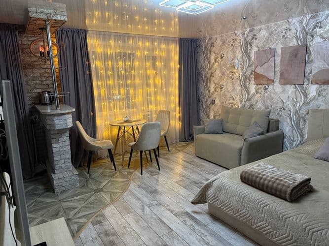 Квартира студия напротив ЖД и автовокзала