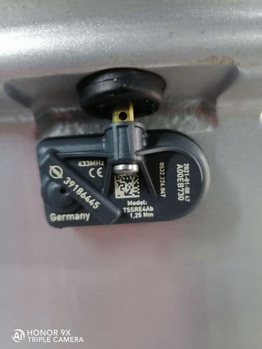 Датчики давления шин Opel оригинал