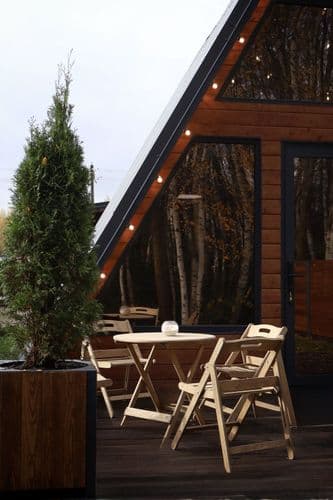 Аренда дома A-frame на берегу озера