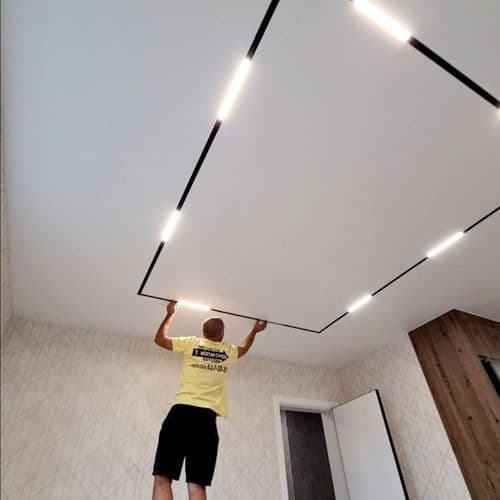 натяжные потолки СВЕТИЛЬНИКИ В ПОДАРОК