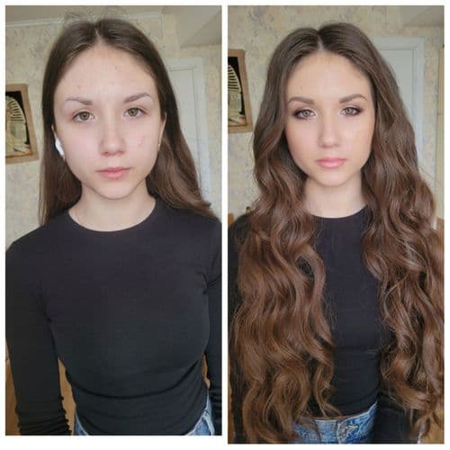 Вечерний макияж прическа образ