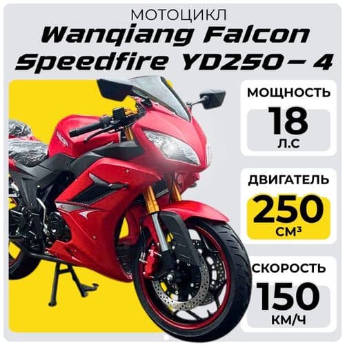 Мотоцикл Wanqiang Falcon Speedfire YD250-4