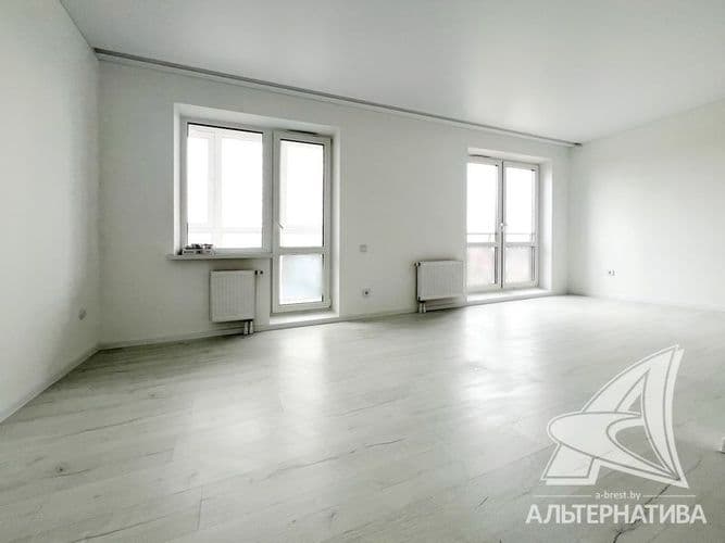 1-комнатная квартира, г. Брест, ул. Лейтенанта Рябцева, 2025 г.п., 6 / 7 панель, 45,5 / 43,0 / 38,7 / -, санузел раздельный, лоджия застеклена, стекло...